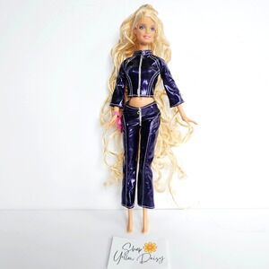 Y2K Barbie Trendy & Bendy Cool Lookz Doll Mattel CO419 Blonde Hair Blue Eyes1363